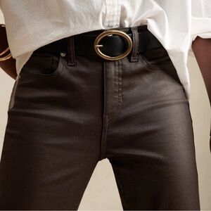 Banana Republic High Rise Skinny Coated Jeans Size 30 in Chocolate SOLD OUT